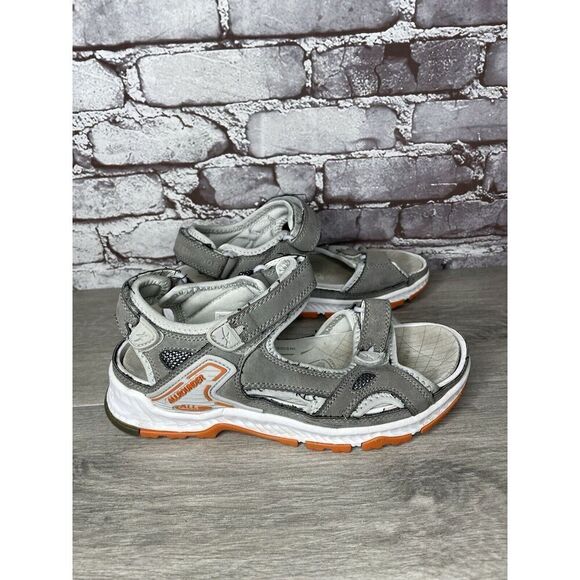 Mephisto Allrounder Lagoona Larmessa Grey Nubuck Textile Strap Sandals Women 10M - Picture 14 of 16